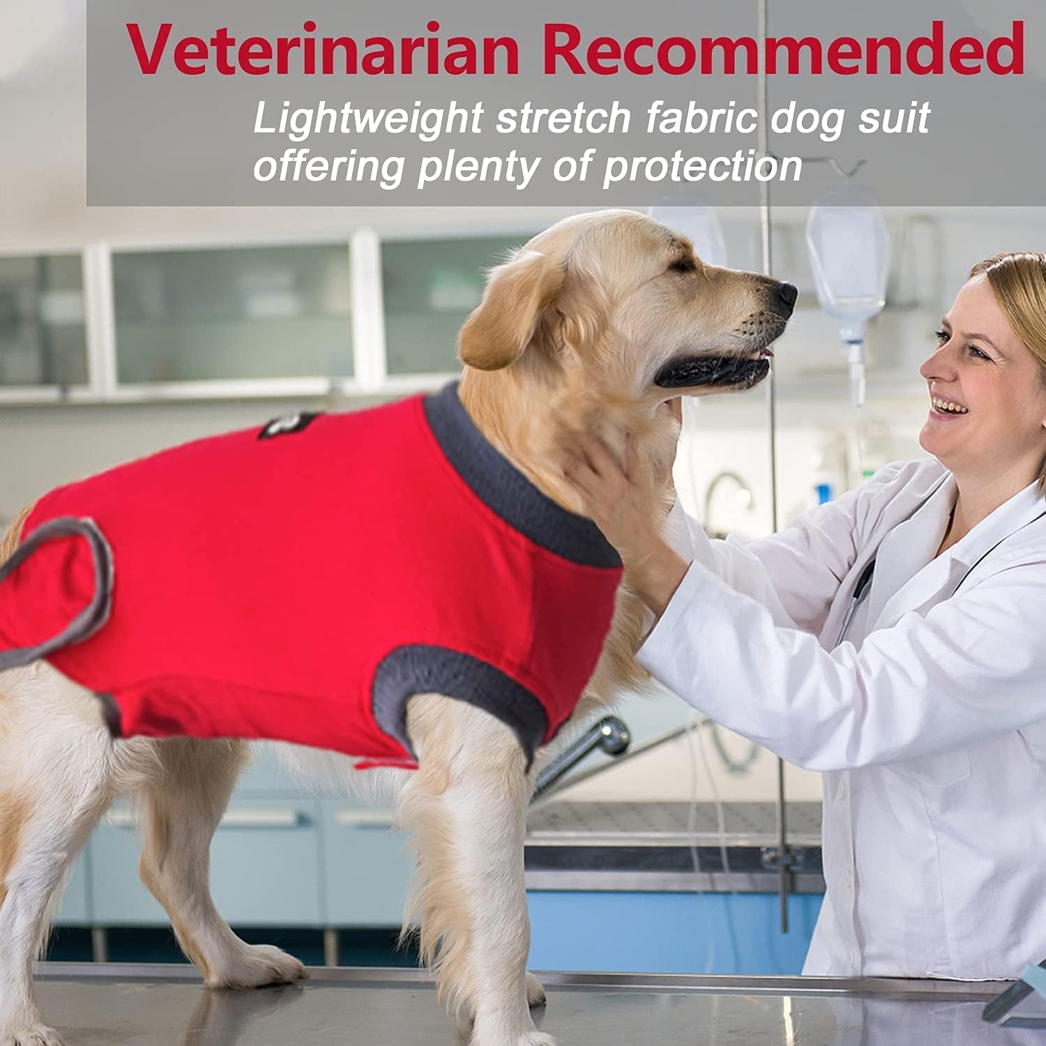 Duuclume Professional Pet Recovery Suit Body Suit After Surgery Dog