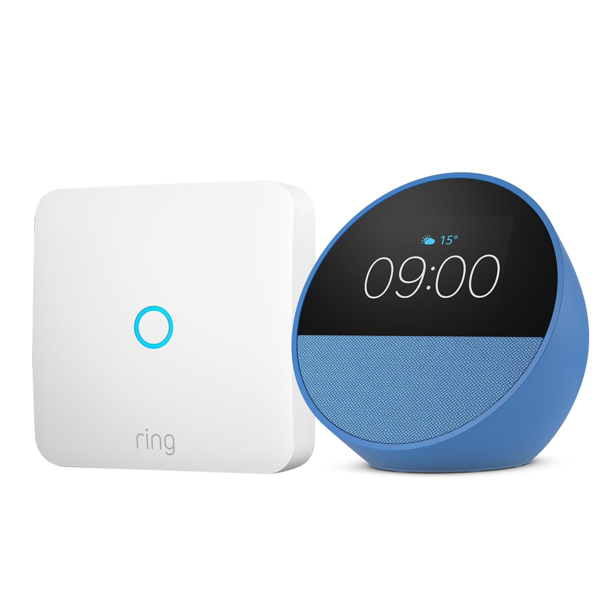 Amazon Echo Spot (última generación) | Azul + Ring Intercom Audio | Haz que tu interfono sea más inteligente