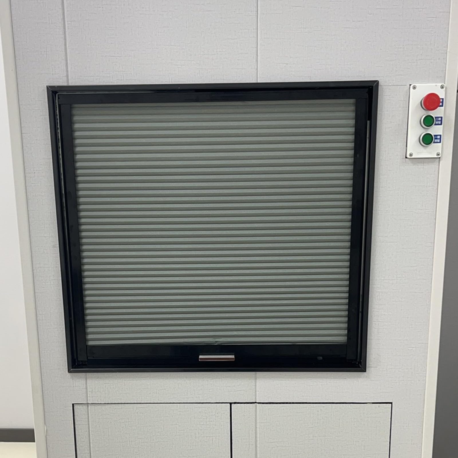Custom Concertina PullDown Serving Hatch Door Waterproof Folding Divider Window for Kitchen & Restaurant OilResistant Invisible Design (WxH 130x70cm/51.2x27.6in)