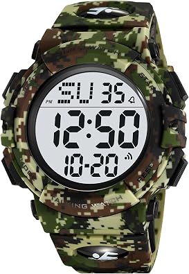 TOOCAT Multi-Functional Digital Electronic Watch with Voice Chime, Also for The Visually impaired or Elderly Talking Watch