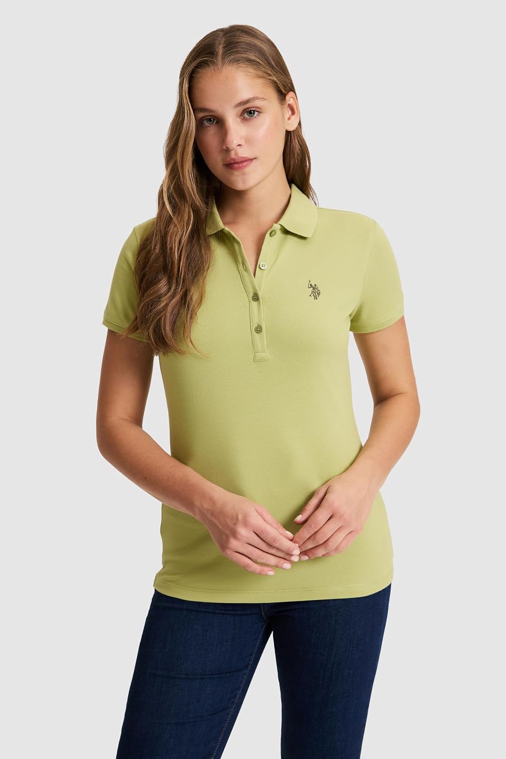 U.S. Polo Assn. Kadın Çağla Tişört Basic 50321818-VR016