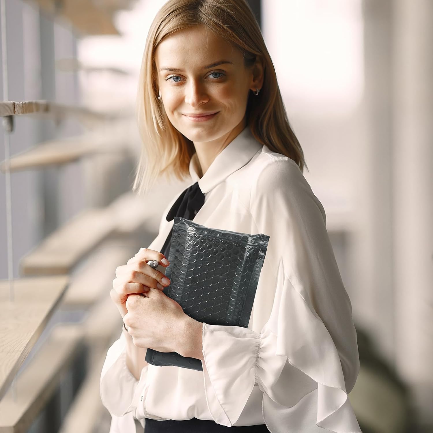 4×8 Small Bubble Mailers 100 Pack Waterproof Padded Envelopes Self Seal Adhesive Shipping Bags for Mailing Cards Jewelry Makeup and Small Business Packaging - Image 6