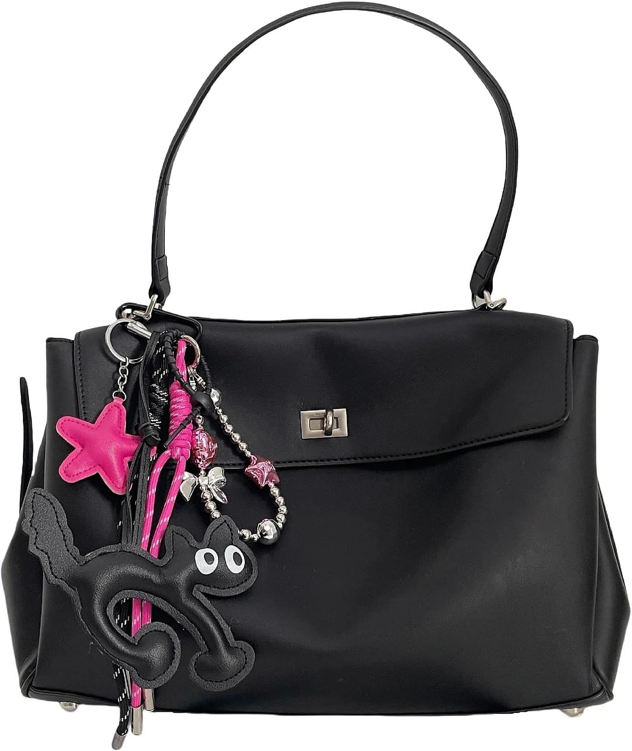 QTMY Cute Puppy Dog Beaded Keychain Bag Charms for Handbag Purse Backpack Accessories for Bogg Bag,643