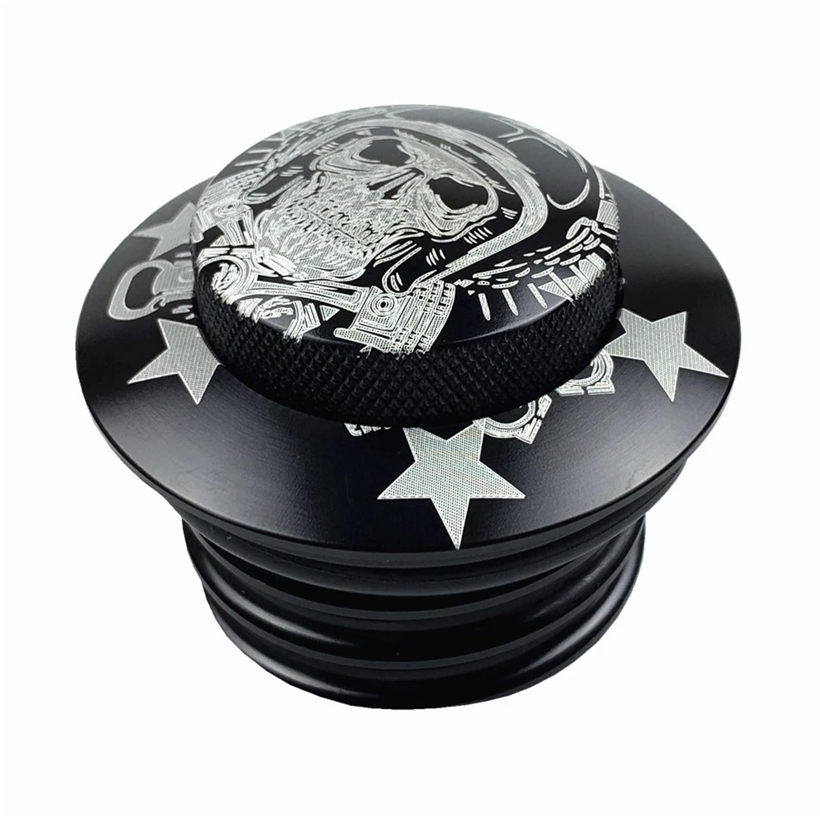 Tappo Serbatoio Per Sportster 1200 883 Touring Road King Softail Dyna | Tappo Olio Decorativo Ventilato Per Serbatoio Carburante Moto(A)