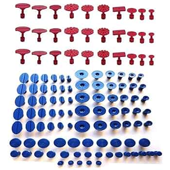 Dent Removal Puller Tabs - 10-Pieces No Paint Dent Repair Pulling Tabs