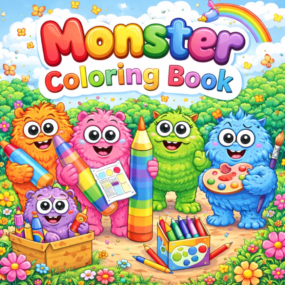 Silly Monsters Coloring Book