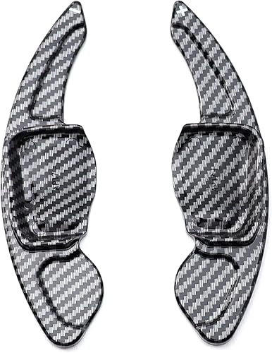 Miniatura 2 de iJDMTOY Patrón de fibra de carbono de tejido de sargaestilo más grande, extensiones de palanca de cambios compatibles con Mazda 3Axela 6Atenza CX-3