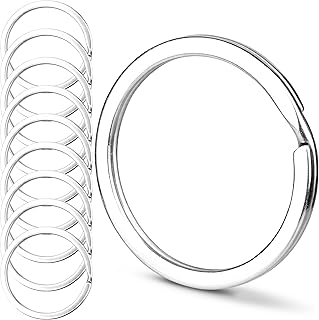 CREST Premium Surgical Grade SS316L Stainless Steel Split Key Rings (Marine Grade)