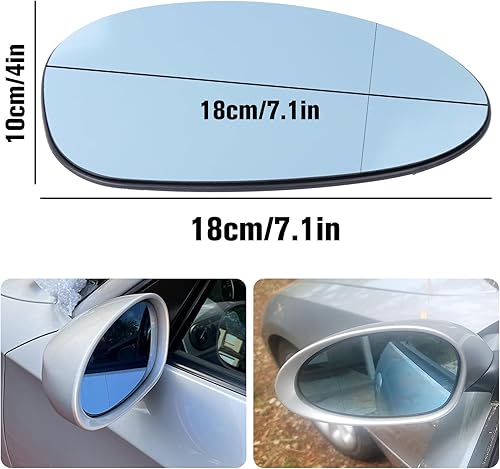 Miniatura 2 de Espejo retrovisor de coche para BMW E82 E88 E46 E85 E91  Seguridad de conducción mejorada, gran angular de alta definición derecho + lado izquierdo