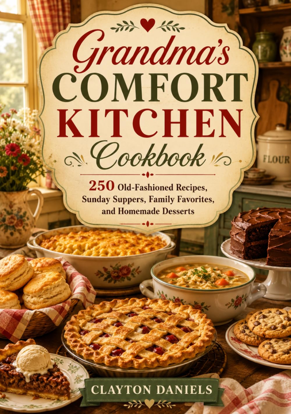 Grandma’s Comfort Kitchen Cookbook: 250 Old-Fashioned Recipes, Sunday Suppers, Family Favorites, and Homemade Desserts