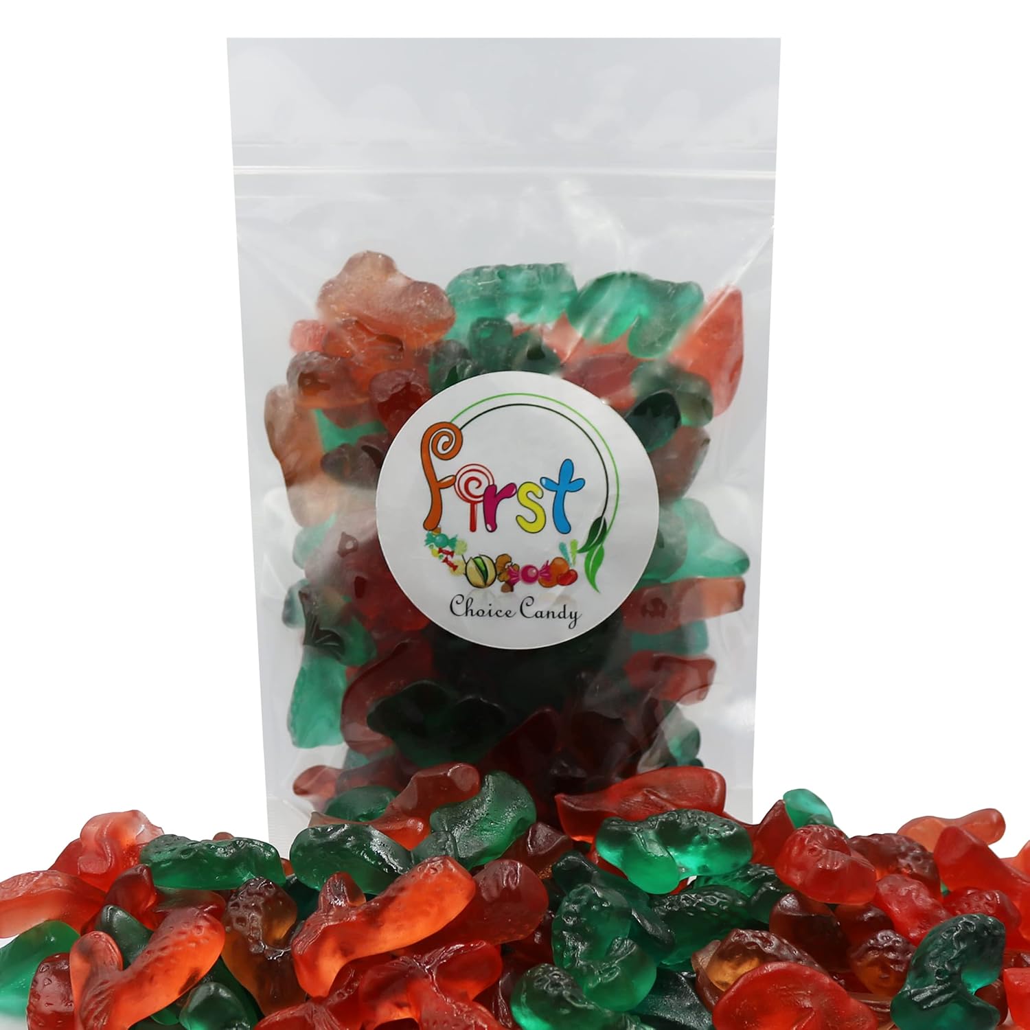 Gummy Assorted Rainbow Mermaid Tails, 5 Pound