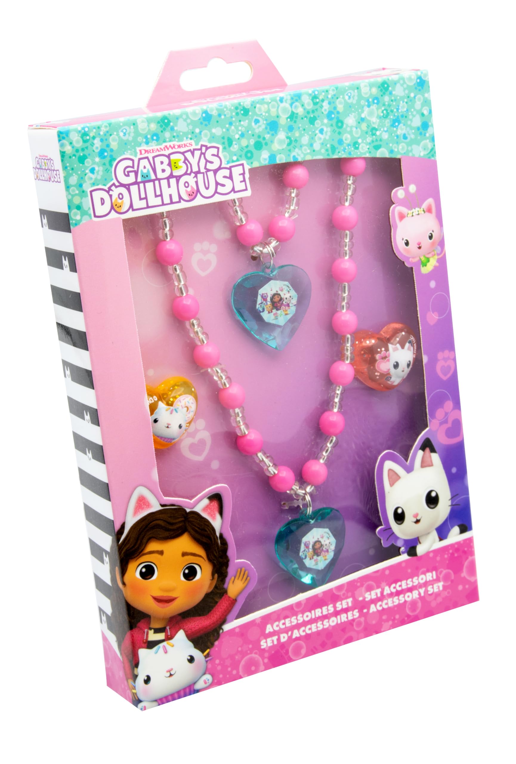 Joytoy 23880 Gabbys Gabby's Dollhouse zestaw biżuterii, wielokolorowy, normalny