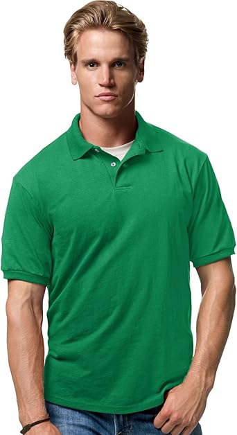 hanes collared shirts