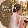 7 Piezas de Pasadores para el Cabello con Perlas y Aliento de Bebé para Boda y Ducha de Novia | Accesorios para el Cabello con Perlas, Accesorios para el Cabello con Aliento de Bebé, Clips Florales para Novias, Damas de Honor, Mujeres y Mamás, Estilo Boho Diario 1 Unidad (Paquete de 7) 5