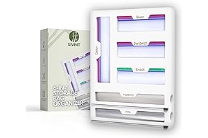 WrapStand Foil and Bag Organizer: Kitchen Storage for Plastic Wrap and Aluminum Foil