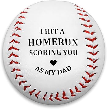 JEWGLO Baseball Dad Gifts - Cool Dad Gifts from Boy Girl New Dad Gift for Men Baseball Fathers Day Stepdad Soon to Be Dads Birthday Gift from Daughter Son Base Ball Daddy Christmas Stocking Stuffers