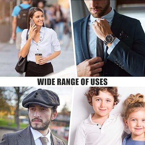 Miniatura 4 de 100 botones de costura de resina de alta calidad, botones ecológicos de 4 agujeros, 5 tamaños de botones redondos negros mezclados adecuados para