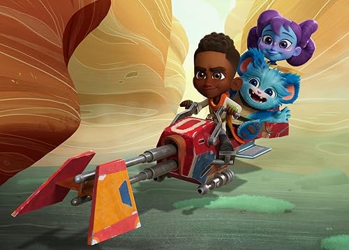 Buffalo Games - Star Wars - Young Jedi Adventures - Paquete múltiple de rompecabezas 4 en 1 para niños - Perfecto para tiempo familiar - (2) 48