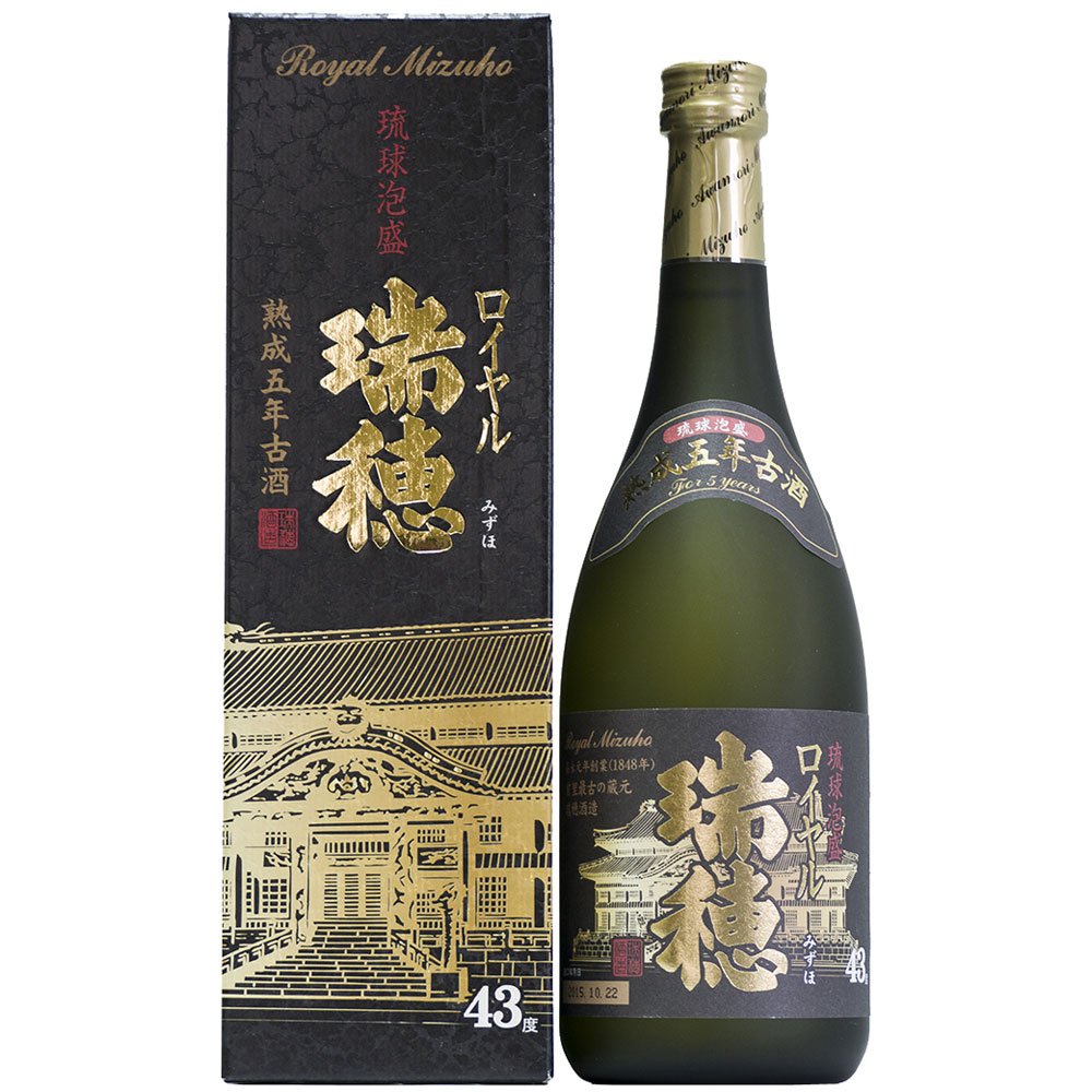Amazon.co.jp: ロイヤル瑞穂 5年古酒 [ 焼酎 43度 沖縄県 720ml