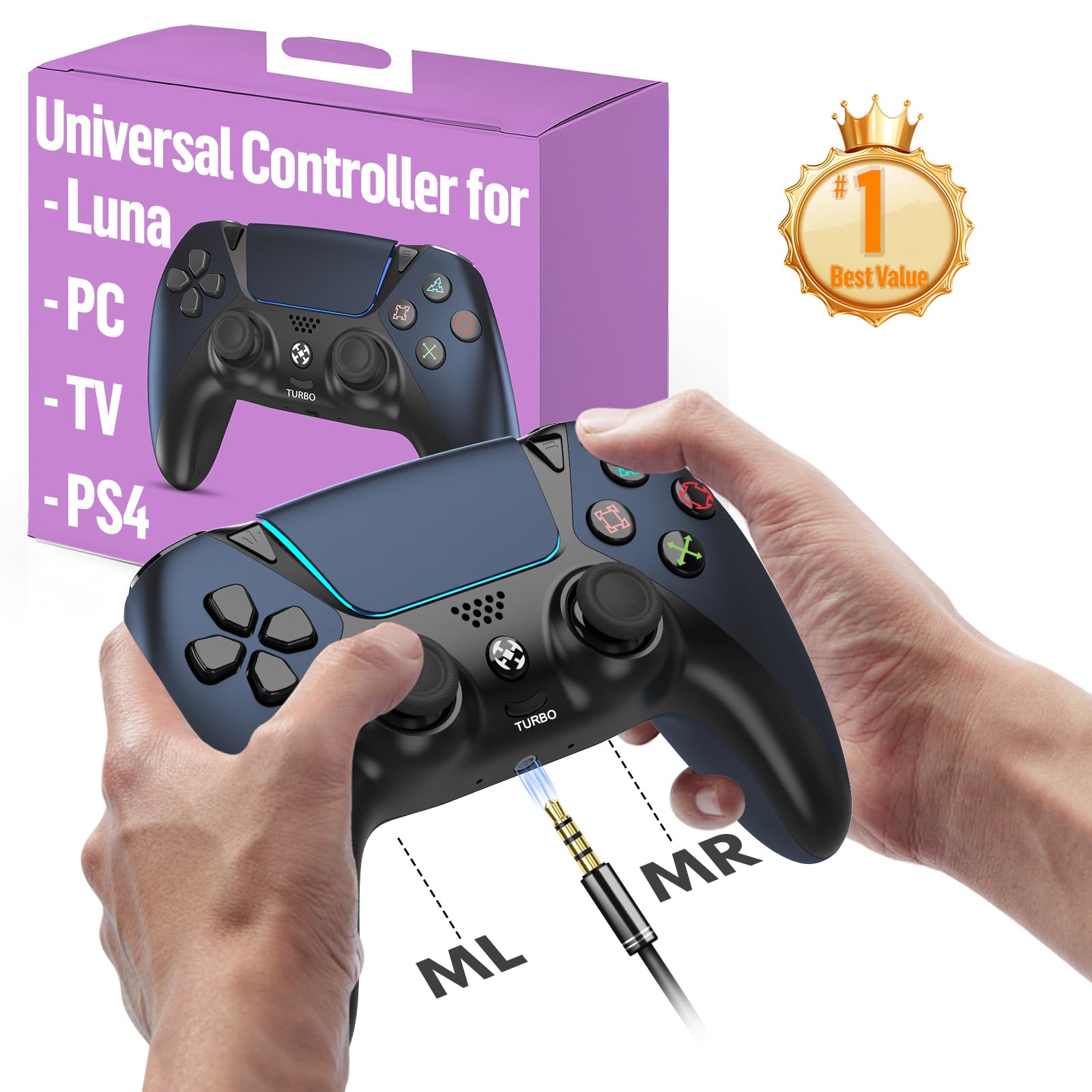 Enstixsm Upgraded Luna Controller: No Drift Joysticks & Paddles — Tested