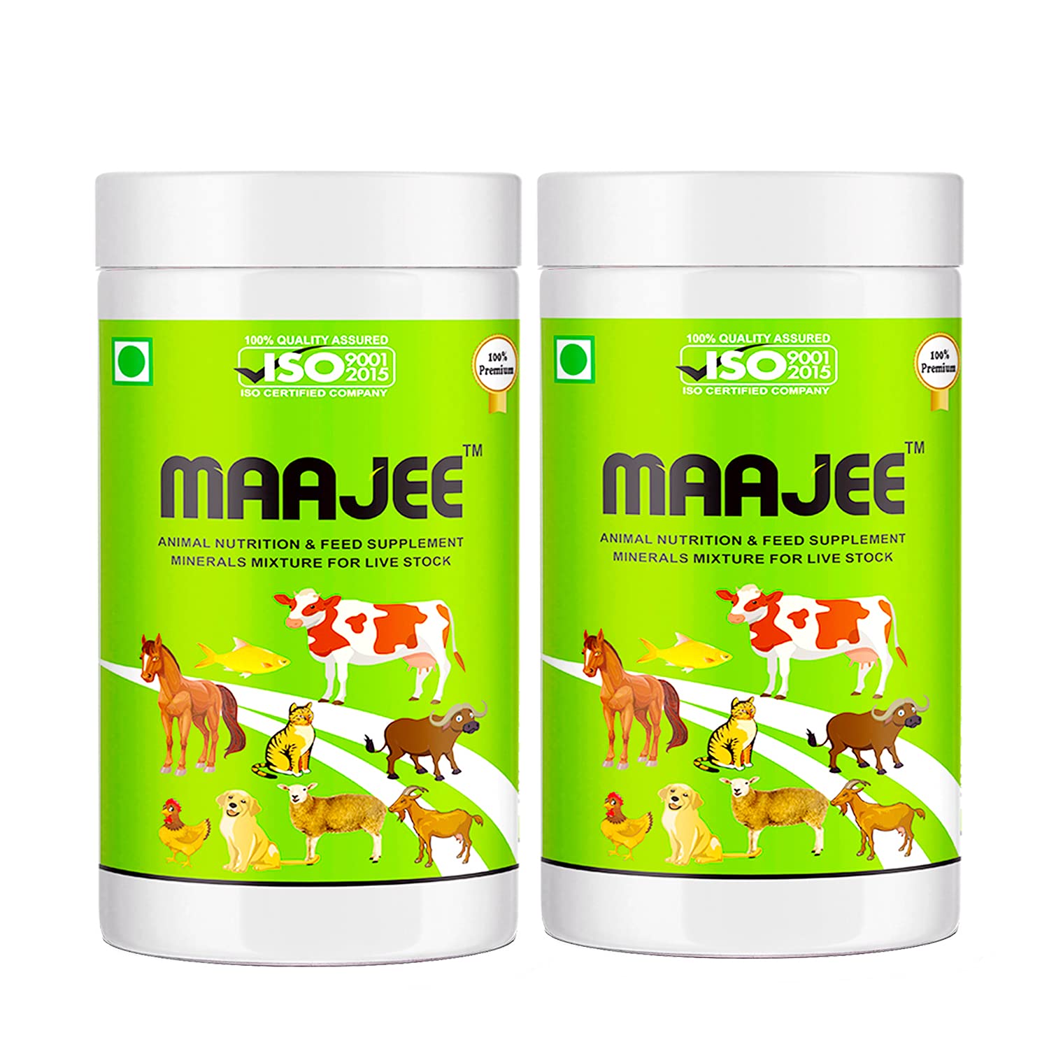 MAAJEE Animals Nutrition | Feed Supplement Minerals Mixture - Improvement in Milk Fat & SNF Content | Weight Gainer for All Animals (908 GM, Pack of 2) (B09GVSMQVF) Amazon Price History, Amazon Price Tracker