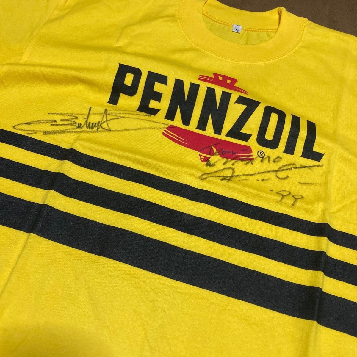 Amazon.co.jp: レア！本山哲、エックスコマスサイン入りPENNZOIL