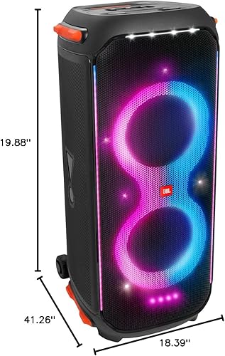 Miniatura 9 de JBL PartyBox 710 - Altavoz de fiesta con sonido potente, luces integradas y graves extra profundos, IPX4 a prueba de salpicaduras, conectividad