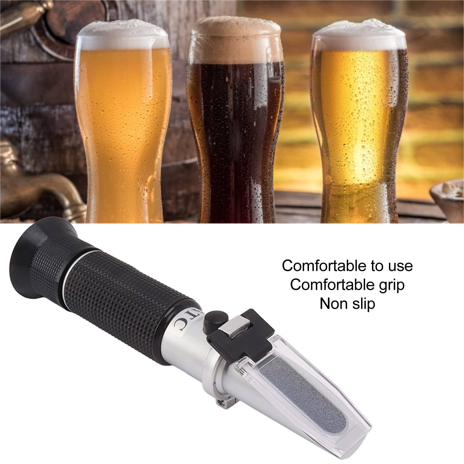Alcohol Test Meter Highly Accurate Refractometer Tester UnleashMeasurement Tool for Beverages 4