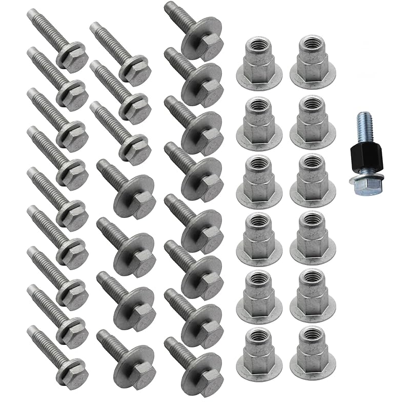 Kit de ferragens para montagem de estribo LAFORMO para RAM 1500, 2500, 3500, 4500 e 5500 – 1 conjunto