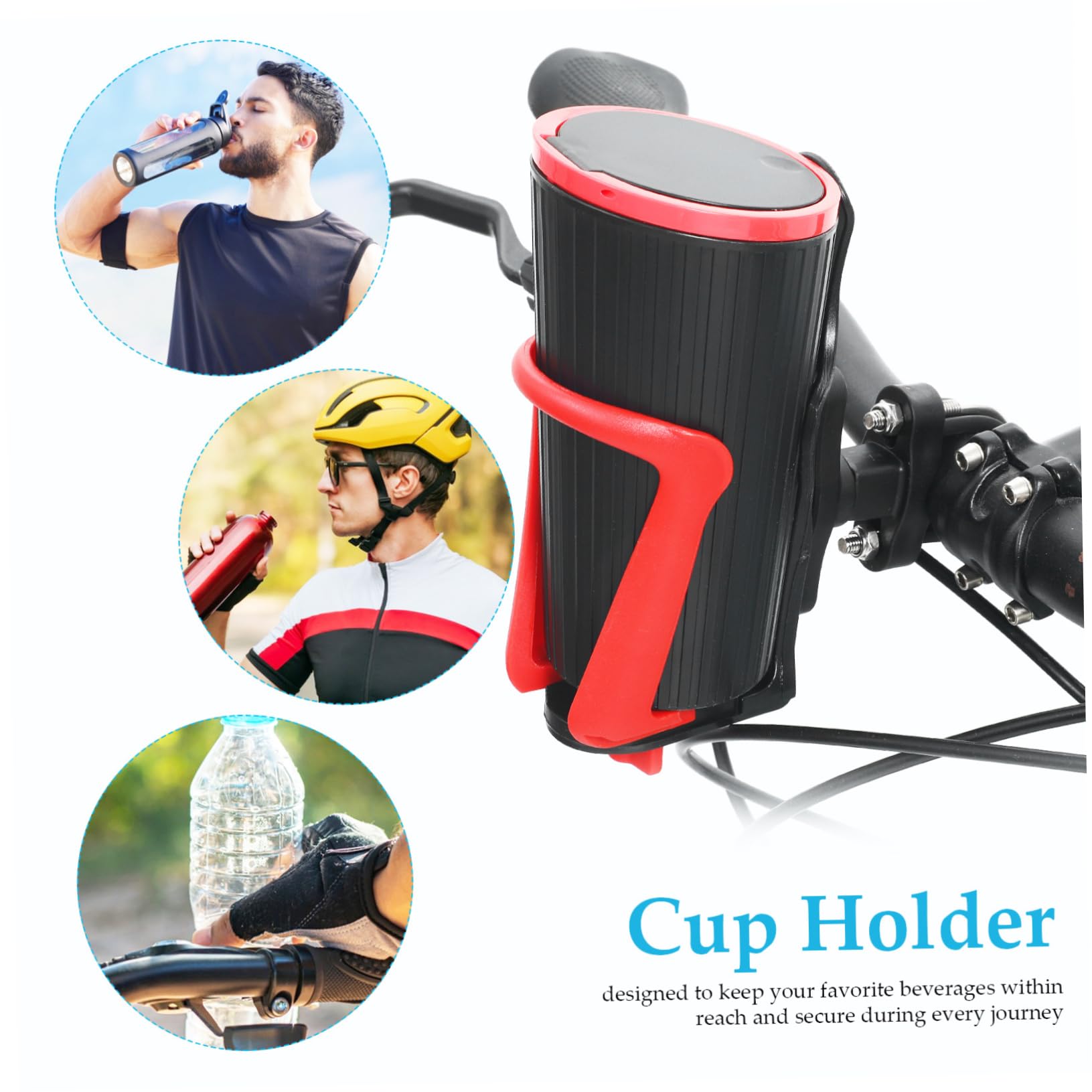 Mipcase 2pezzi Portabottiglie Per Regolabile e Facile Installare Stabile Per Per Bottiglie Accessorio Per Escursioni e Sport All