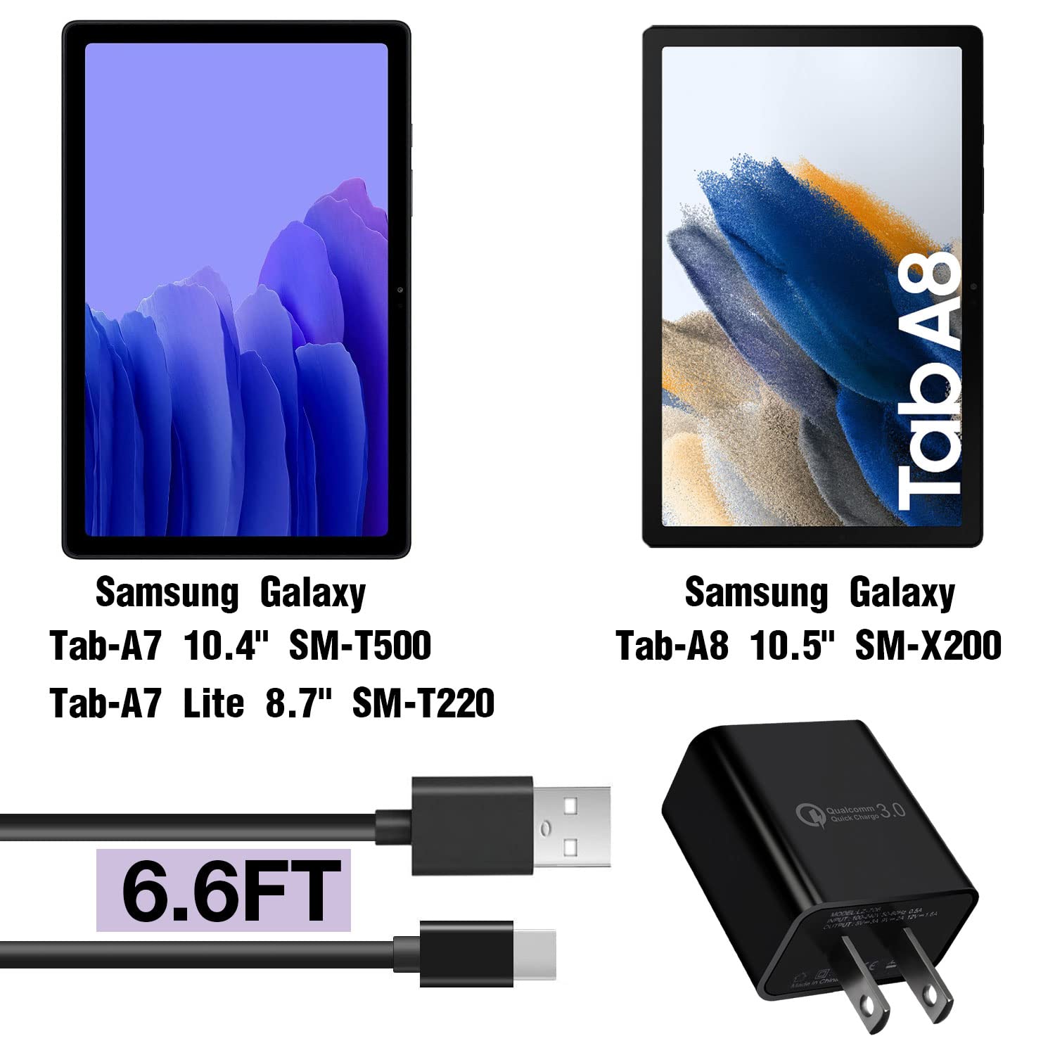 Amazon.com: 6Ft Type C Fast Quick Charger Fit for Samsung Galaxy