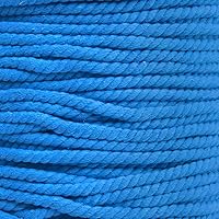 Vista 21 de Cuerda de algodón trenzado súper suave de 3 hebras (negro, 1 pulgada x 10 pies)