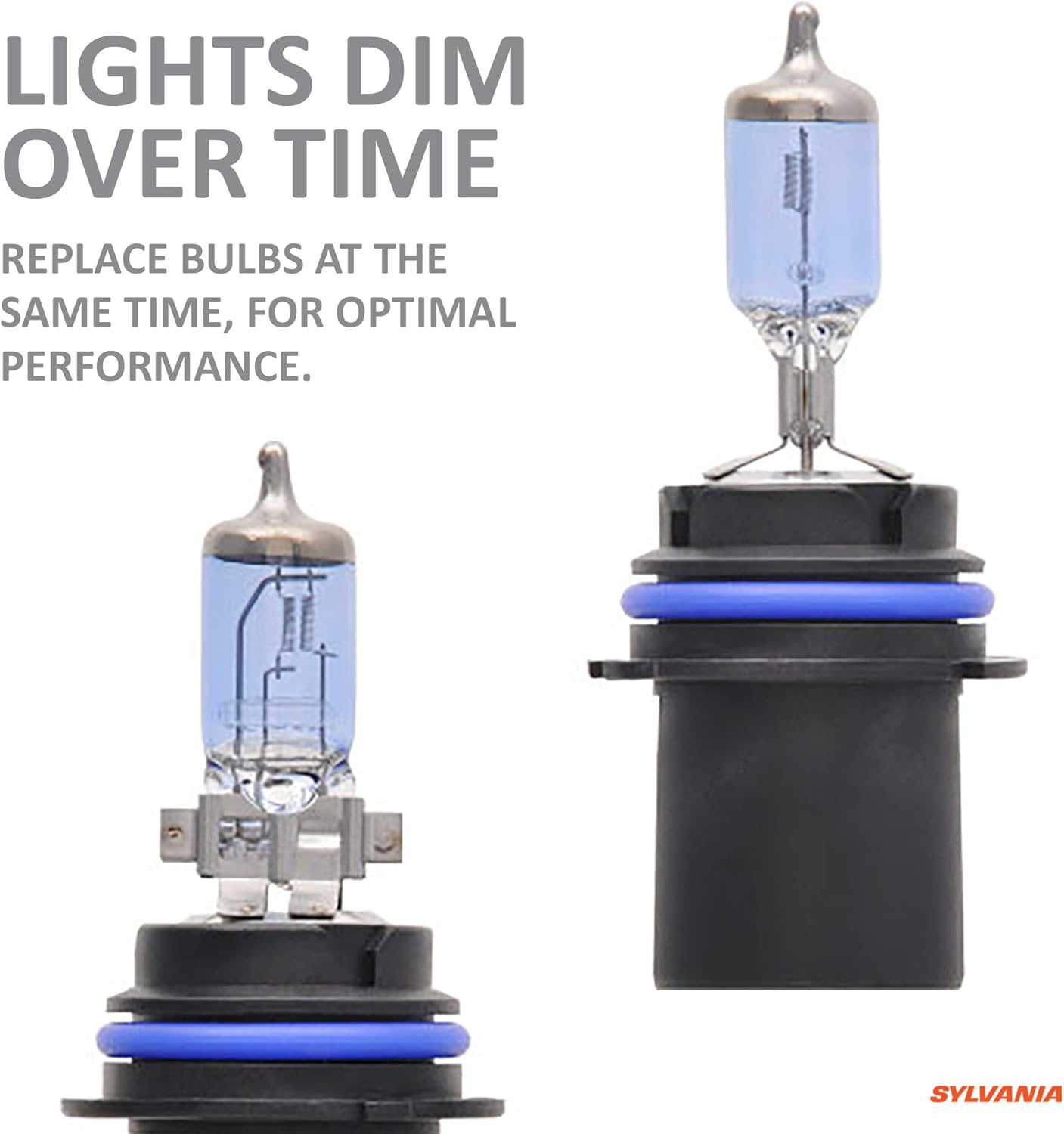 SYLVANIA - 9007 (HB5) SilverStar zXe High Performance Halogen Headlight Bulb - Bright White Light Output, HID Attitude, Xenon Fueled Technology (Contains 2 Bulbs)