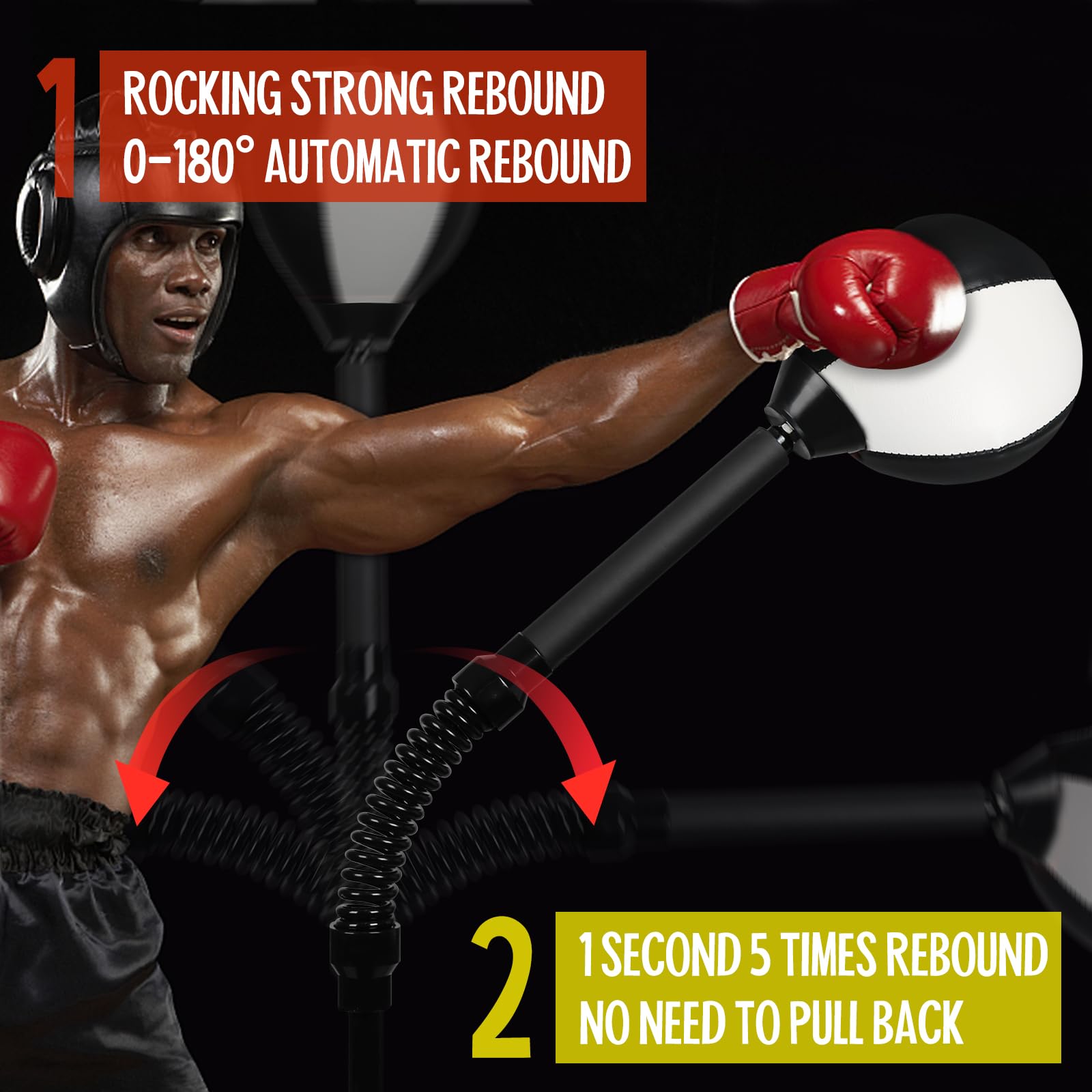 Speed Bags For Boxing Speed Bar With Stable Base MMA High Energy