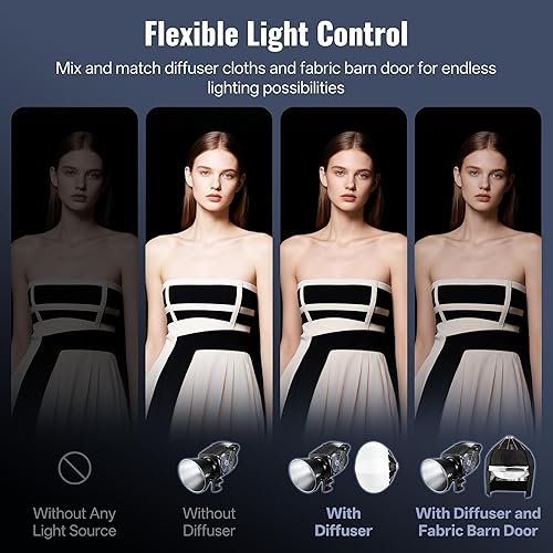 Miniatura 2 de ZHIYUN 33.5 pulgadas33.5 in linterna softbox con soporte Bowens para estudio de fotografía, grabación de vídeo, retratos de disparo para SMALLRIG