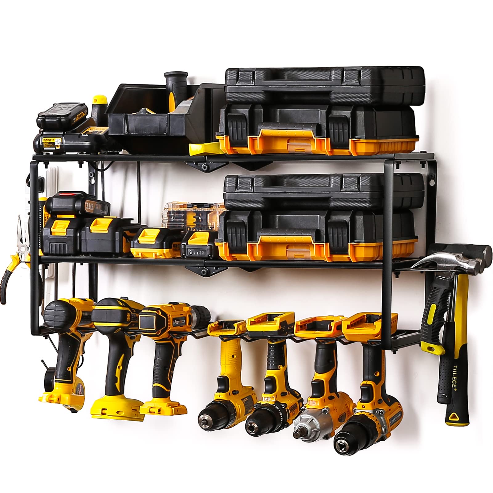Buy Power Tool Organizer, Garage Organization with 7 Drill Holders