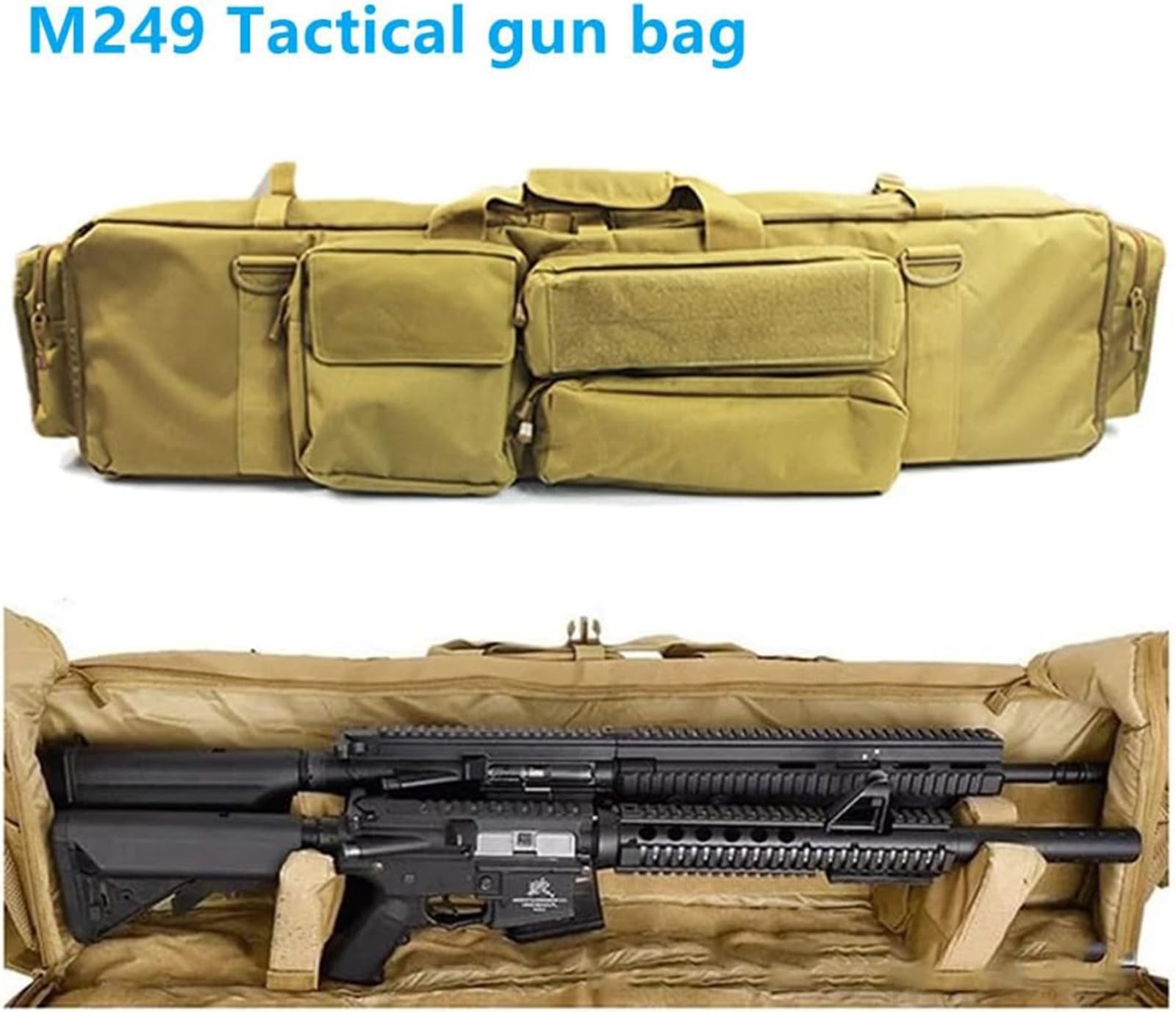 Funda Escopeta Estuche para Escopeta Airsoft Bolsa Táctica para Rifle Funda para Escopeta para Pistola Y Escopeta De Airsoft con Correa para El Hombro Nailon Impermeable