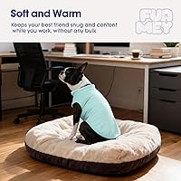 Vista 4 de FUAMEY Chaleco de forro polar para perros pequeños, sudaderas cálidas y elásticas para perros con agujero para la correa, suéter suave de cuello