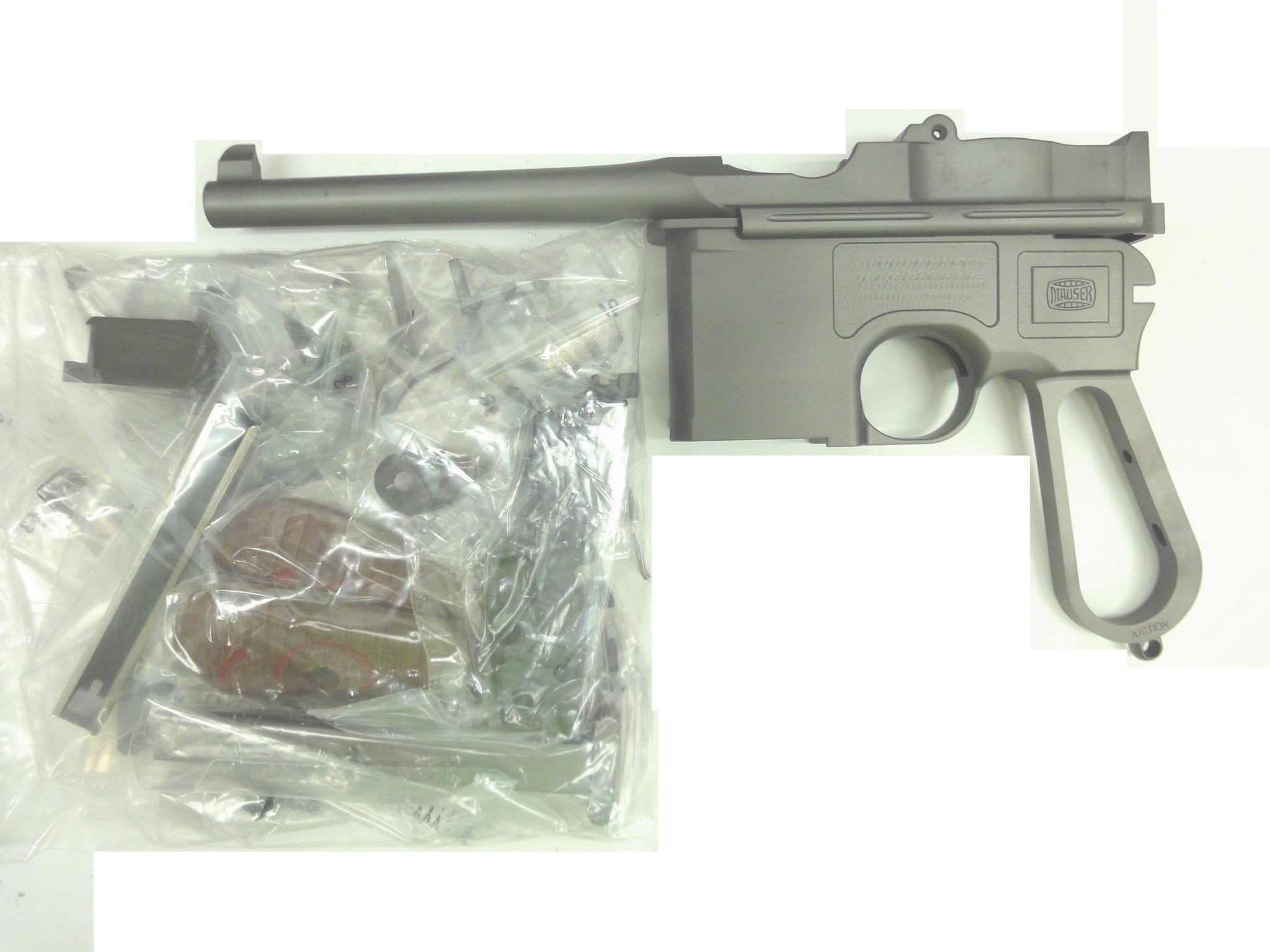 Amazon.co.jp: アクション A!CTION モデルガン モーゼル C96 Red9 発火