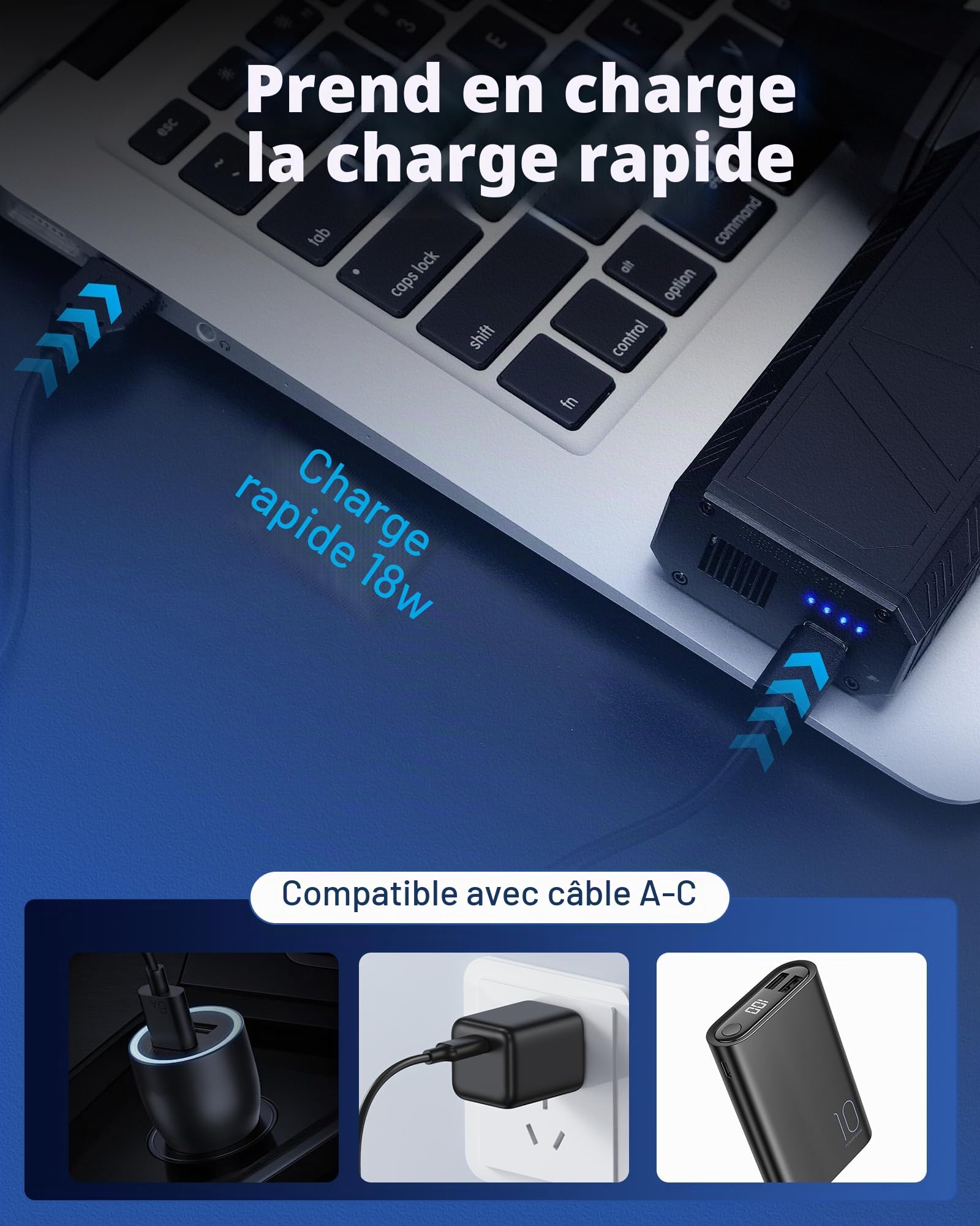 Turbo Fan X3 Max Dépoussiéreur et souffleur d'air électrique – 130 000 tr/min, 52 m/s – Kit de nettoyage pour intérieur et extérieur – Pour la maison et le bureau