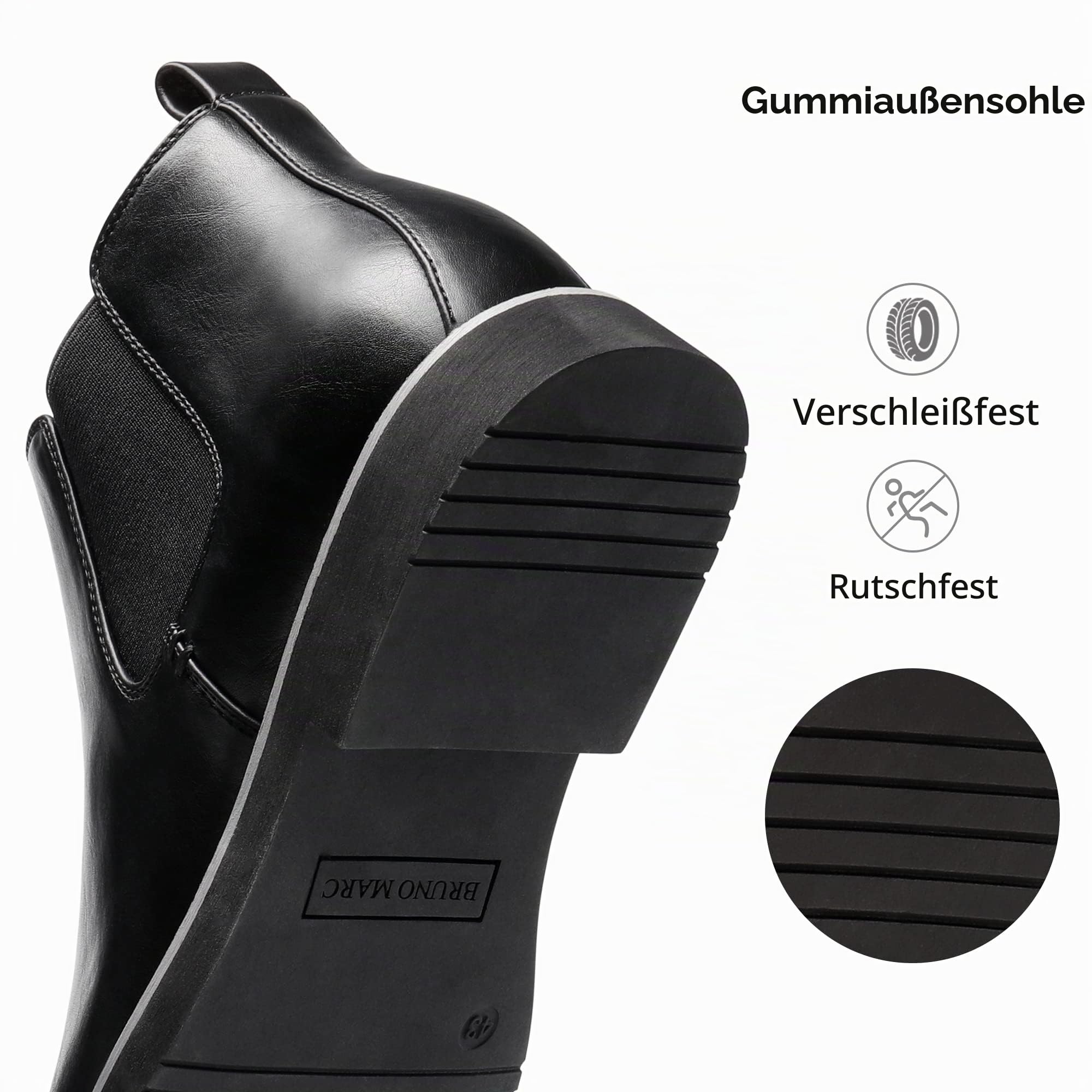 Bruno Marc Herren Stiefel Chelsea Boots Stiefeletten