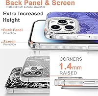 Vista 313 de I-MGAE-IN-AR - Funda diseñada para iPhone 12 y 12 Pro, diseño de mariposa plateada brillante, funda protectora de poliuretano termoplástico, suave