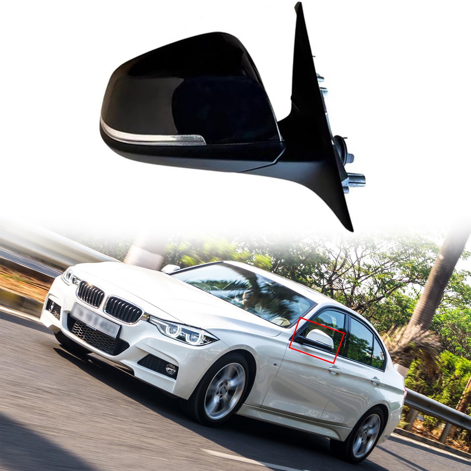 Amazon.com: Car Rear View Mirrors Assembly Fit for 2011-2018 BMW