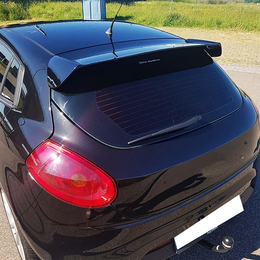 NVADE ABS Auto Spoiler Posteriori per Fiat Bravo 2008-2012, Posteriore Tetto Bagagliaio Spoiler Alettone Labbro, Decorazione Accessori