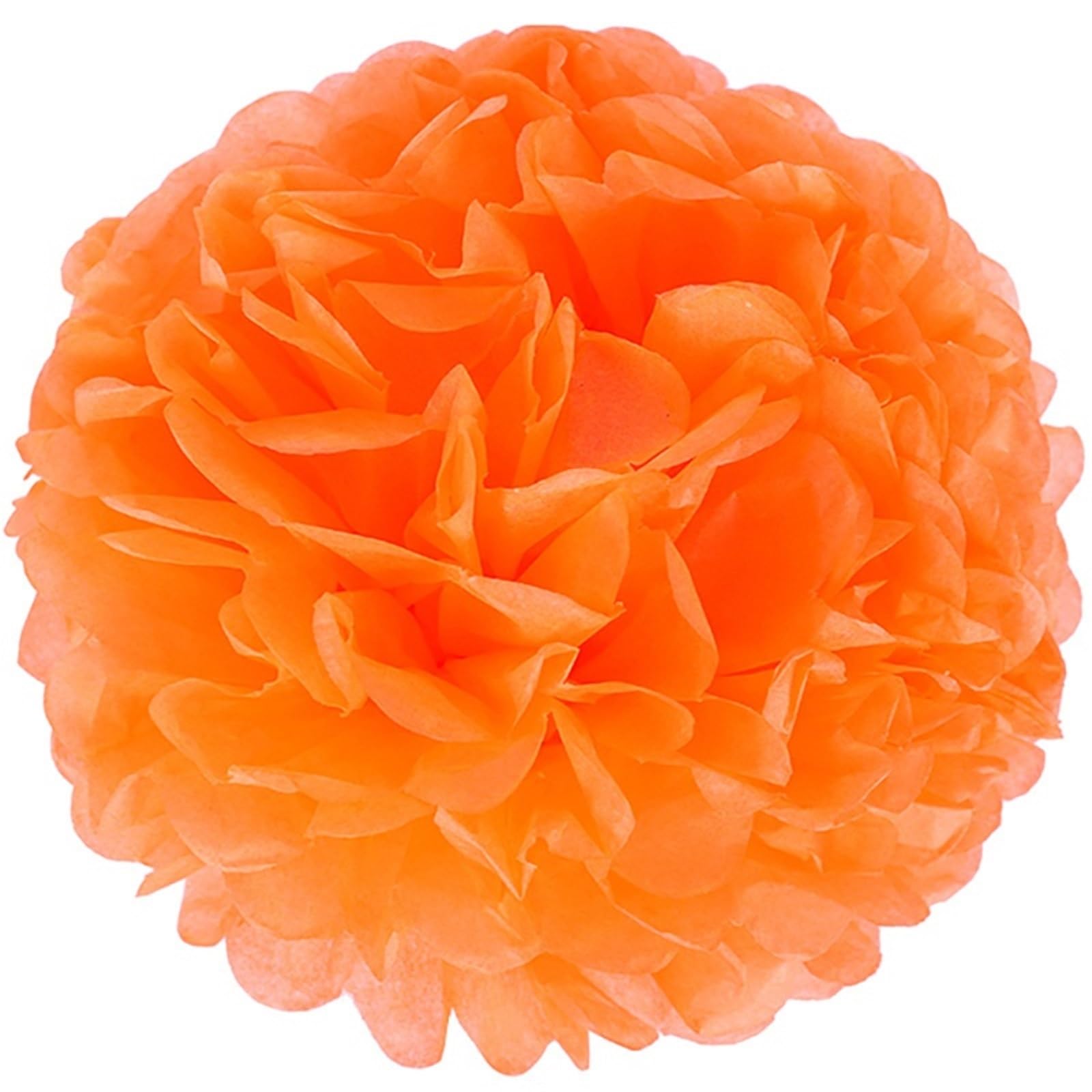 Paper Pompom 5pcs Wedding Decorative Paper Pompoms Pom Poms Flower Ball Party Home Decor Tissue Birthday DIY for Party(Color-08,30.0cm 5pcs)