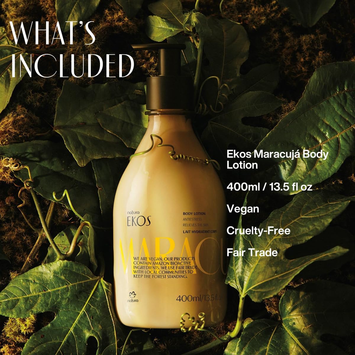 Natura – Maracujá Body Care Duo Bundle – Passion Fruit Triple Phase Body Oil & Relieving Body Lotion – 24H Hydration, Soothing & Radiant Skin – Vegan & Cruelty-Free Brazilian Skincare - Image 3