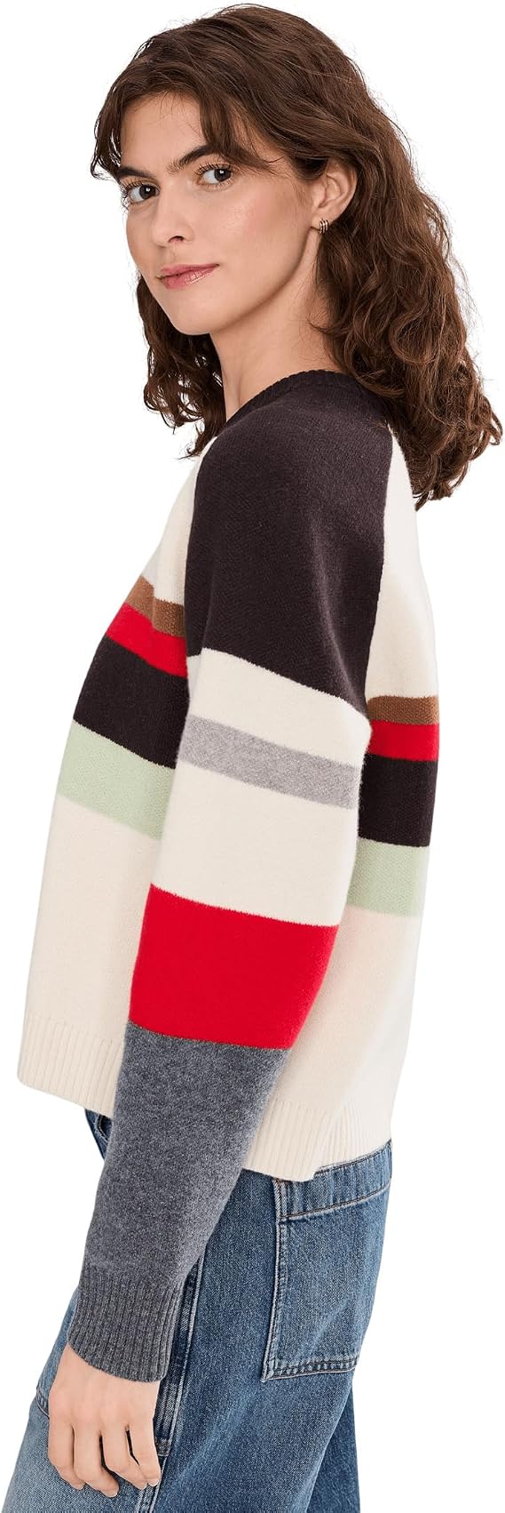 Madewell Stripe Aspen Raglan Pullover