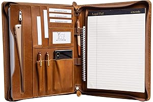 Genuine Leather Professioal Business Portfolio Padfolio