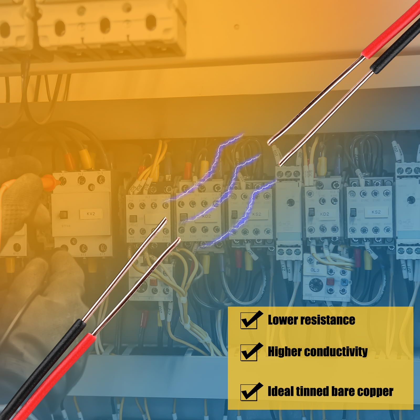 Timgle Cavo di allarme di sicurezza antincendio CMP/CL3P schermato per porta a LED a bassa tensione, sistema antifurto, rilevatore di incendio, porta, 22 AWG