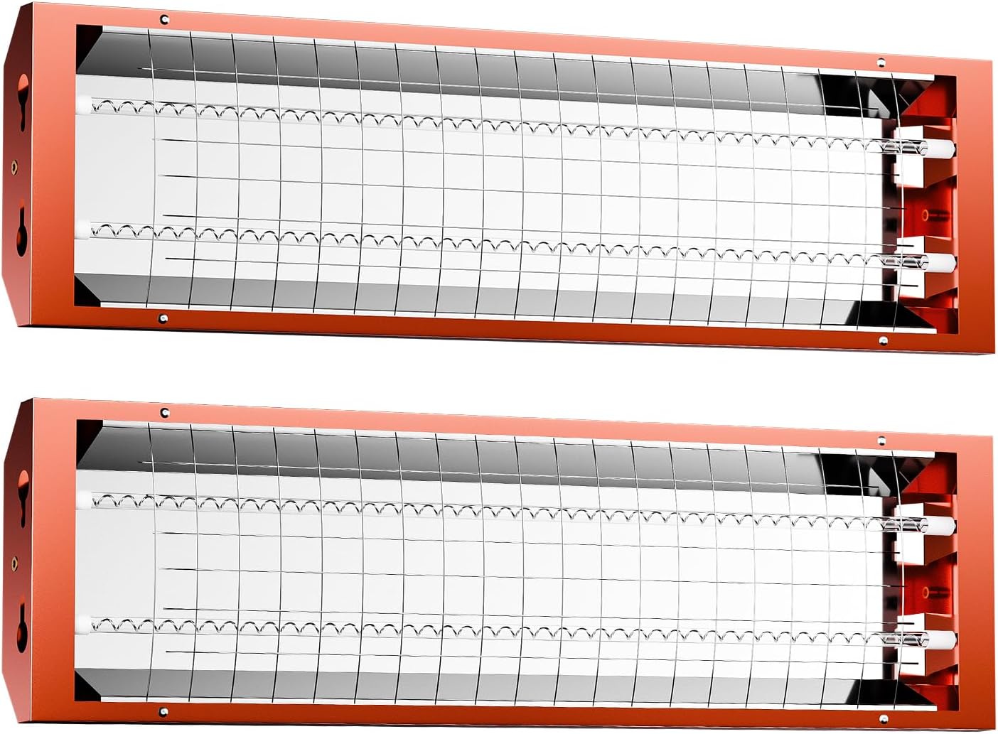 2PCS Infrared Heat Lamp, 2000W Infrared Paint Curing Baking Lamp Automotive Spray Paint Heaters w/45° Up/Down Adjustment 35.3sq.ft Covering Area Car Bodywork Repair Paint Dryer for On-Site Repair